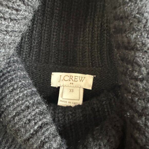 J.Crew XSmall black turtleneck sweater - Picture 2 of 4
